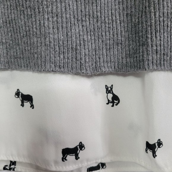 Cute Reitmans sweater dress with dog pattern - Picture 4 of 7